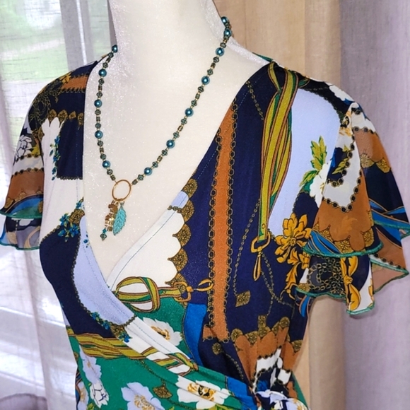 🆕️NEW YORK & CO. FAUX WRAP BLOUSE - Picture 2 of 11